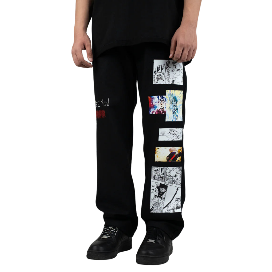 Earthtone Black Jeans