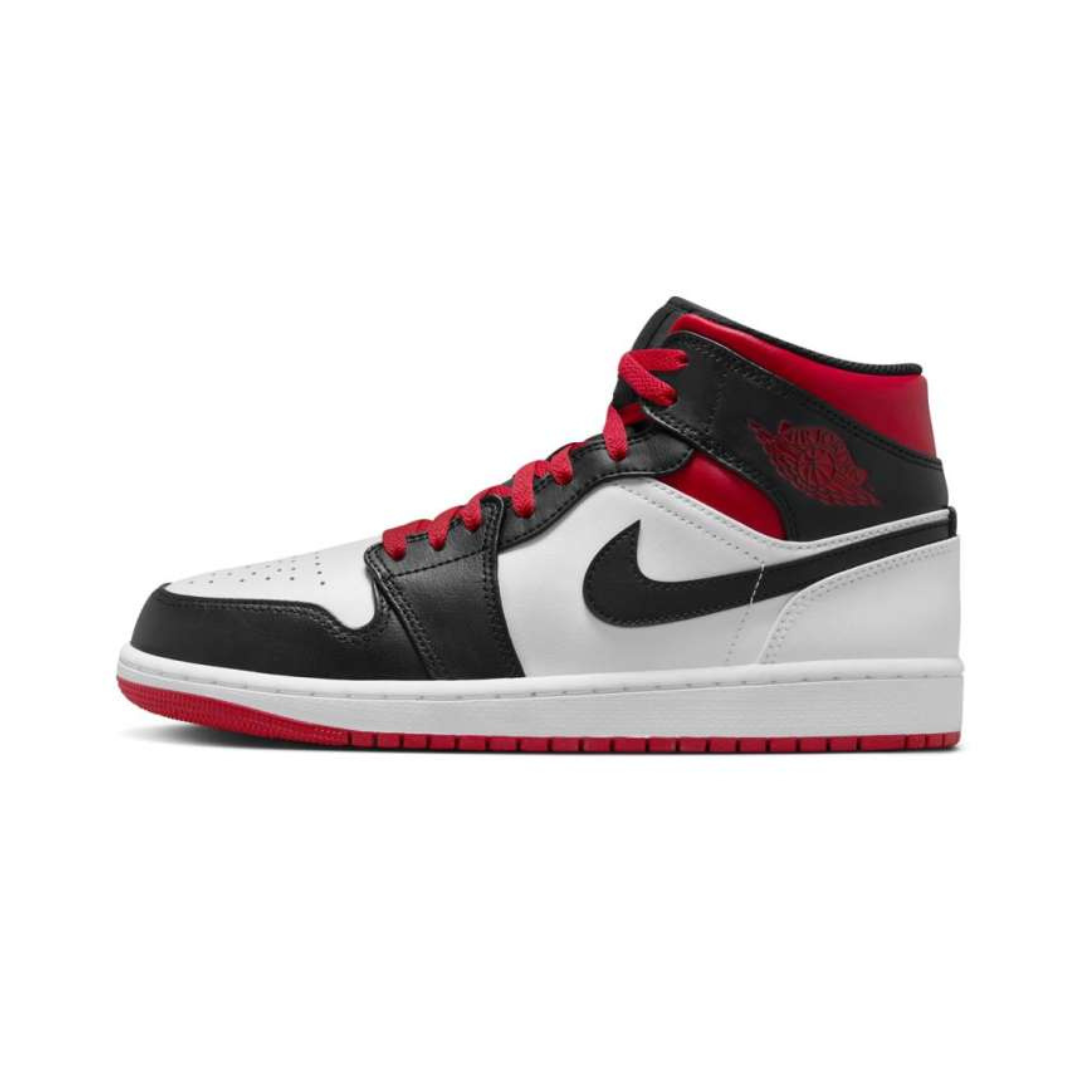 Air Jordan 1 Mid Gym Red Black Toe