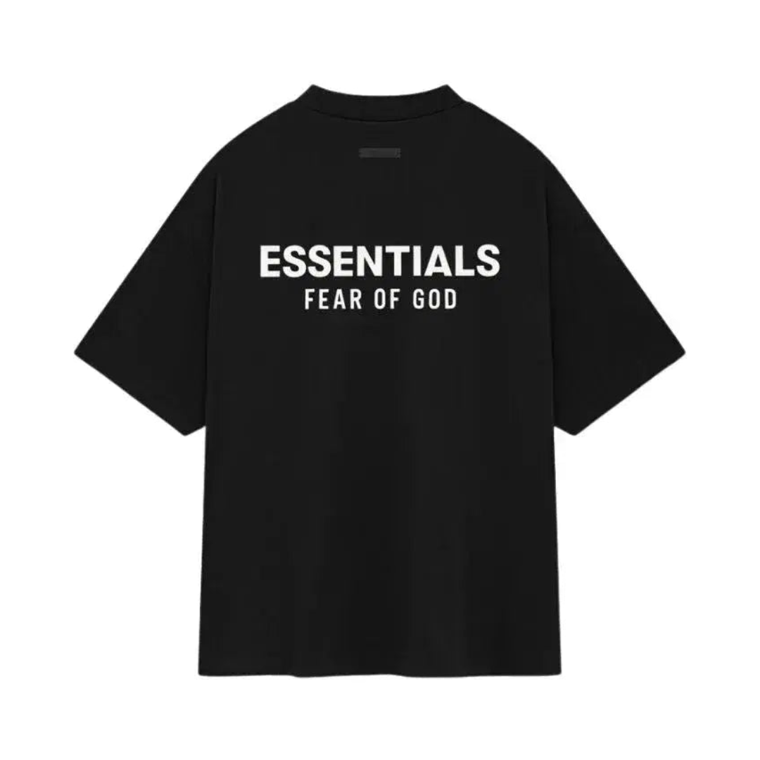 Fear of God Essentials Jersey Crewneck Black Tee