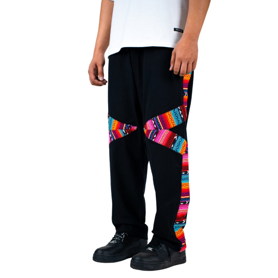 Black Stripe Joggers