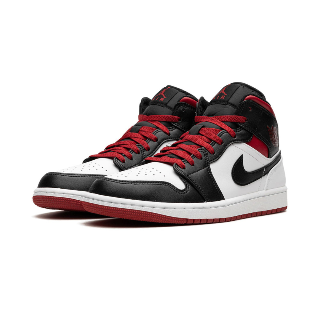 Air Jordan 1 Mid Gym Red Black Toe