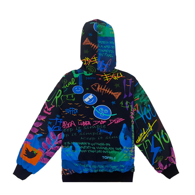 Grafiti Black Hoodie