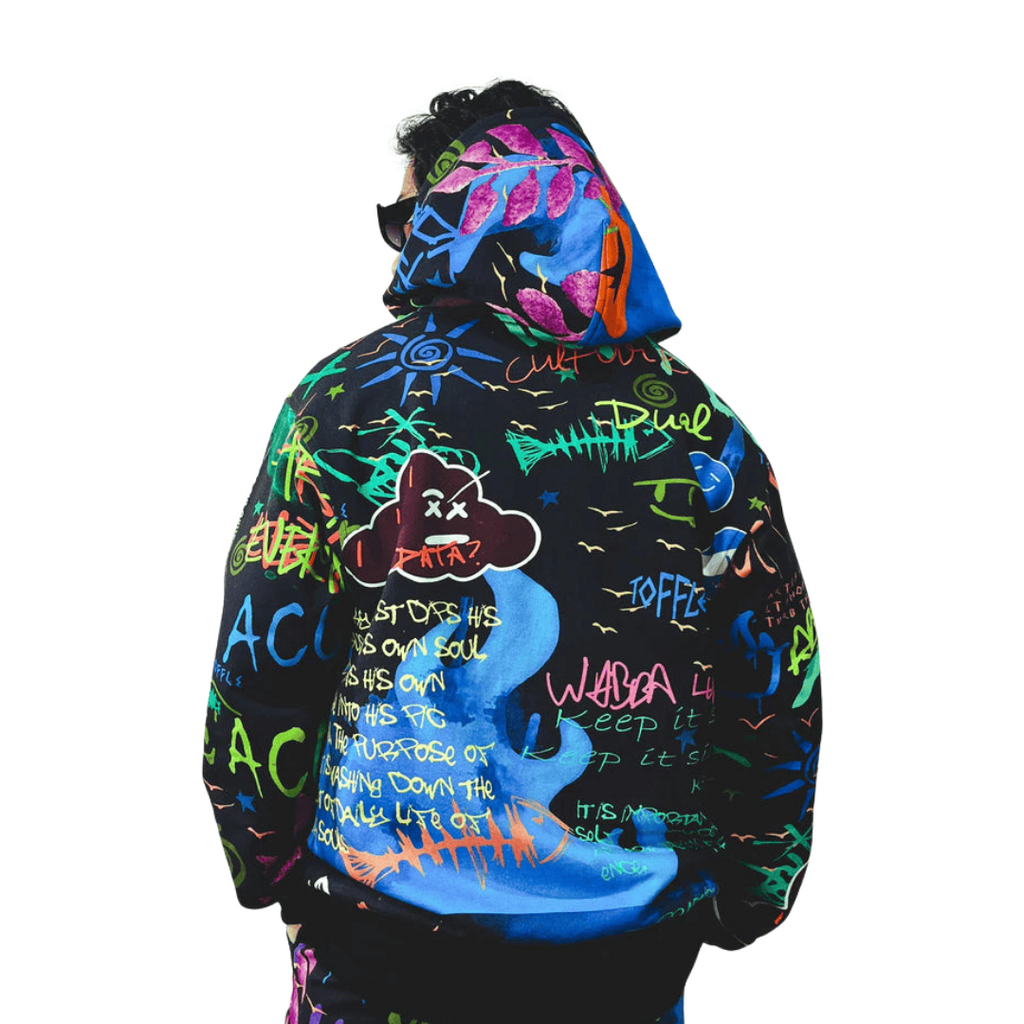 Grafiti Black Hoodie
