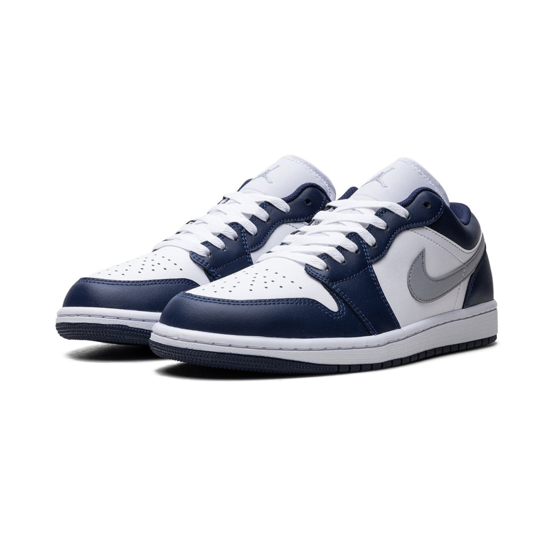 Air Jordan 1 Low Wolf Grey Midnight Navy