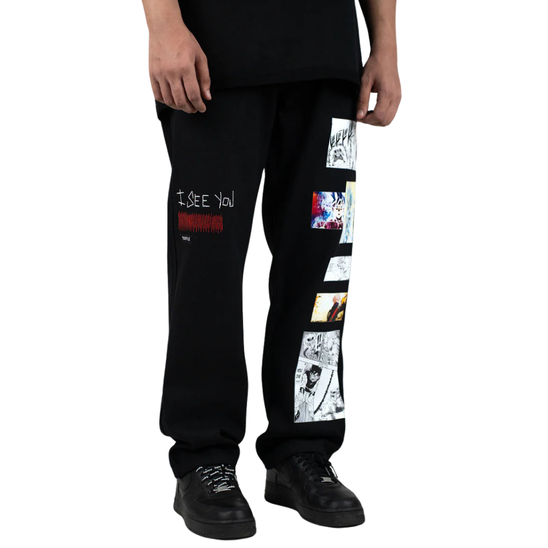 Earthtone Black Jeans