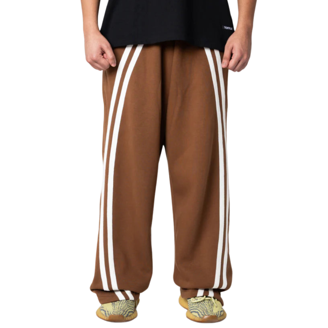 Brown Curved Joggers