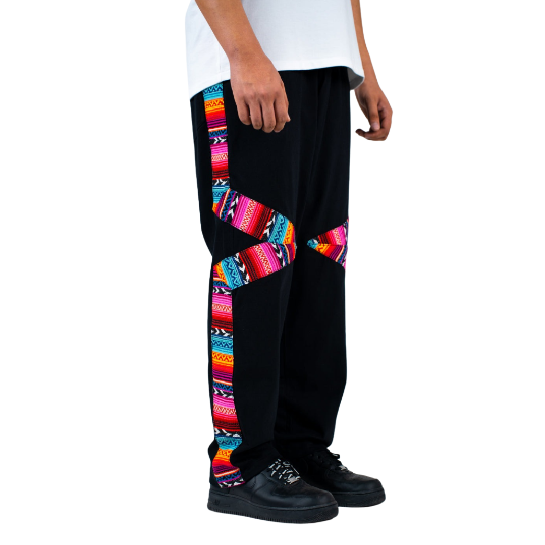 Black Stripe Joggers