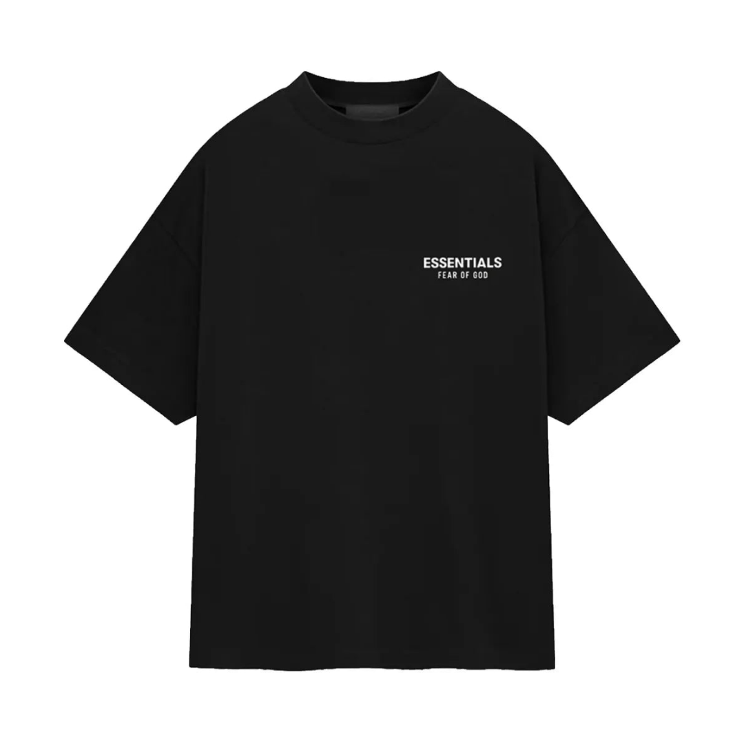 Fear of God Essentials Jersey Crewneck Black Tee