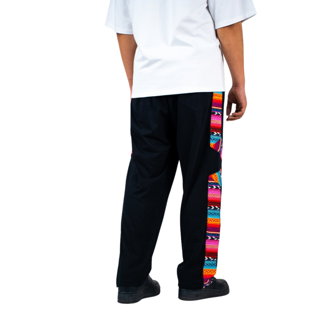 Black Stripe Joggers