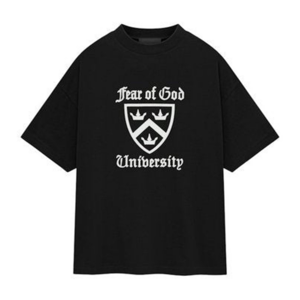 Fear of God Essentials FW24 Heavy Crewneck Black Tee
