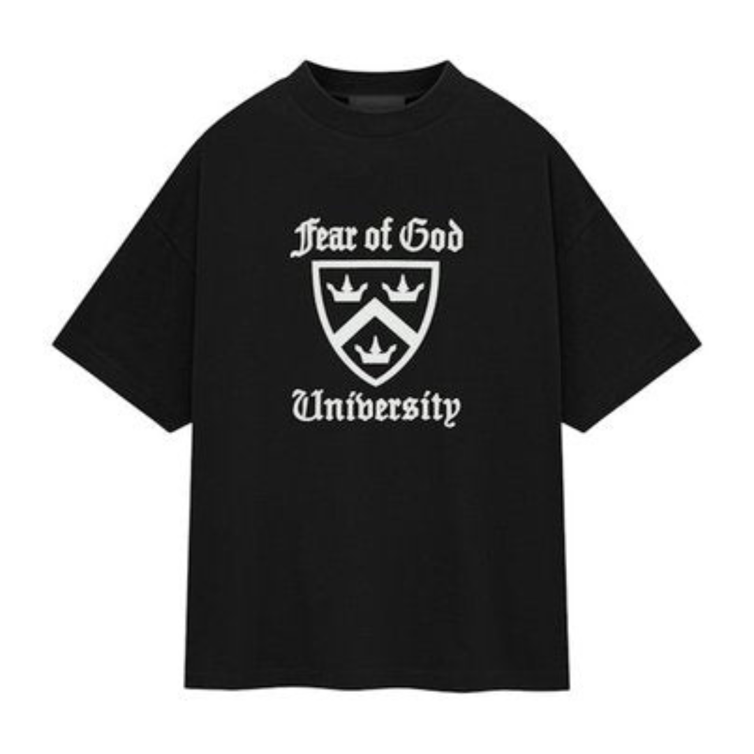 Fear of God Essentials FW24 Heavy Crewneck Black Tee