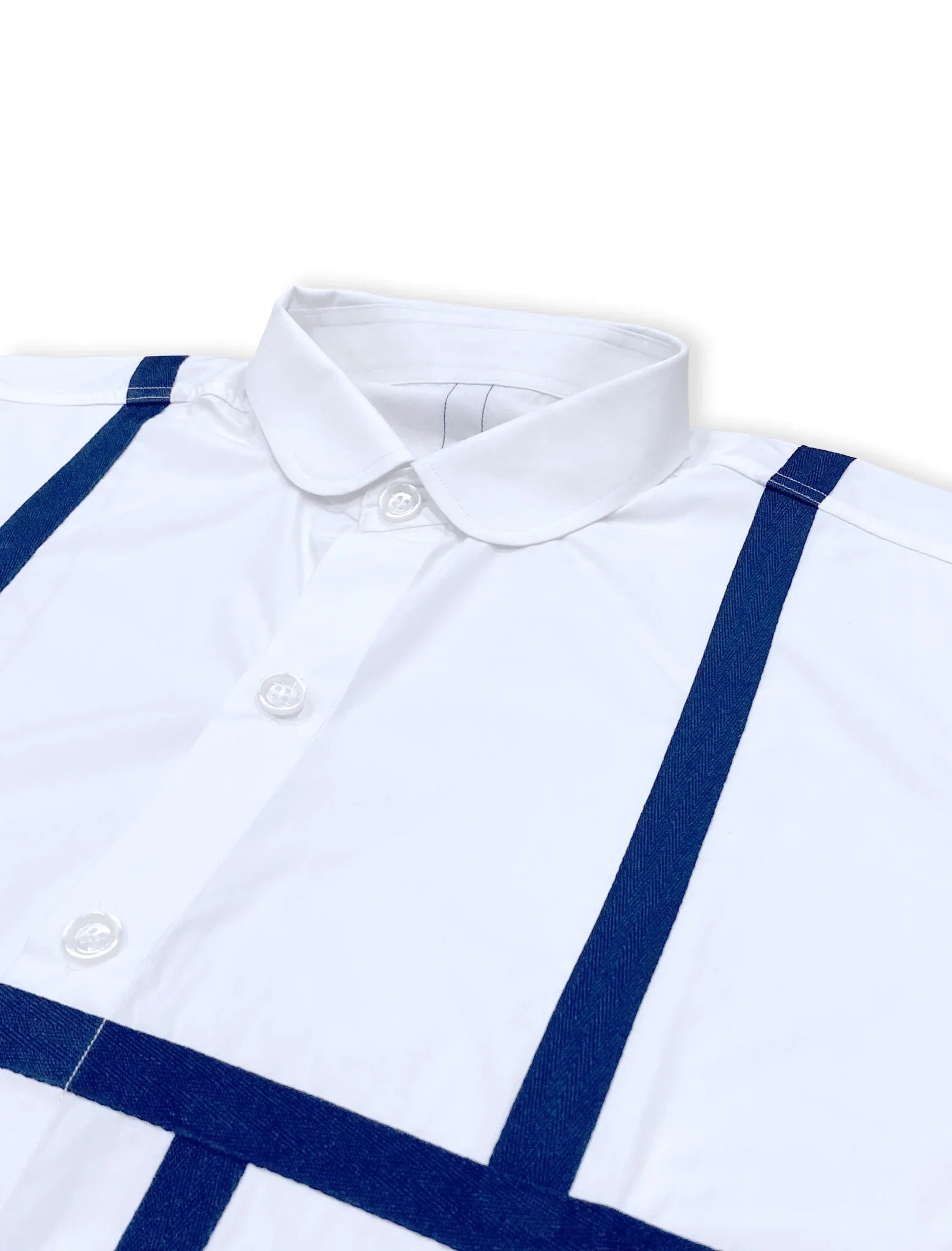 SERENITY PANEL SHIRT IN WHITE - YB