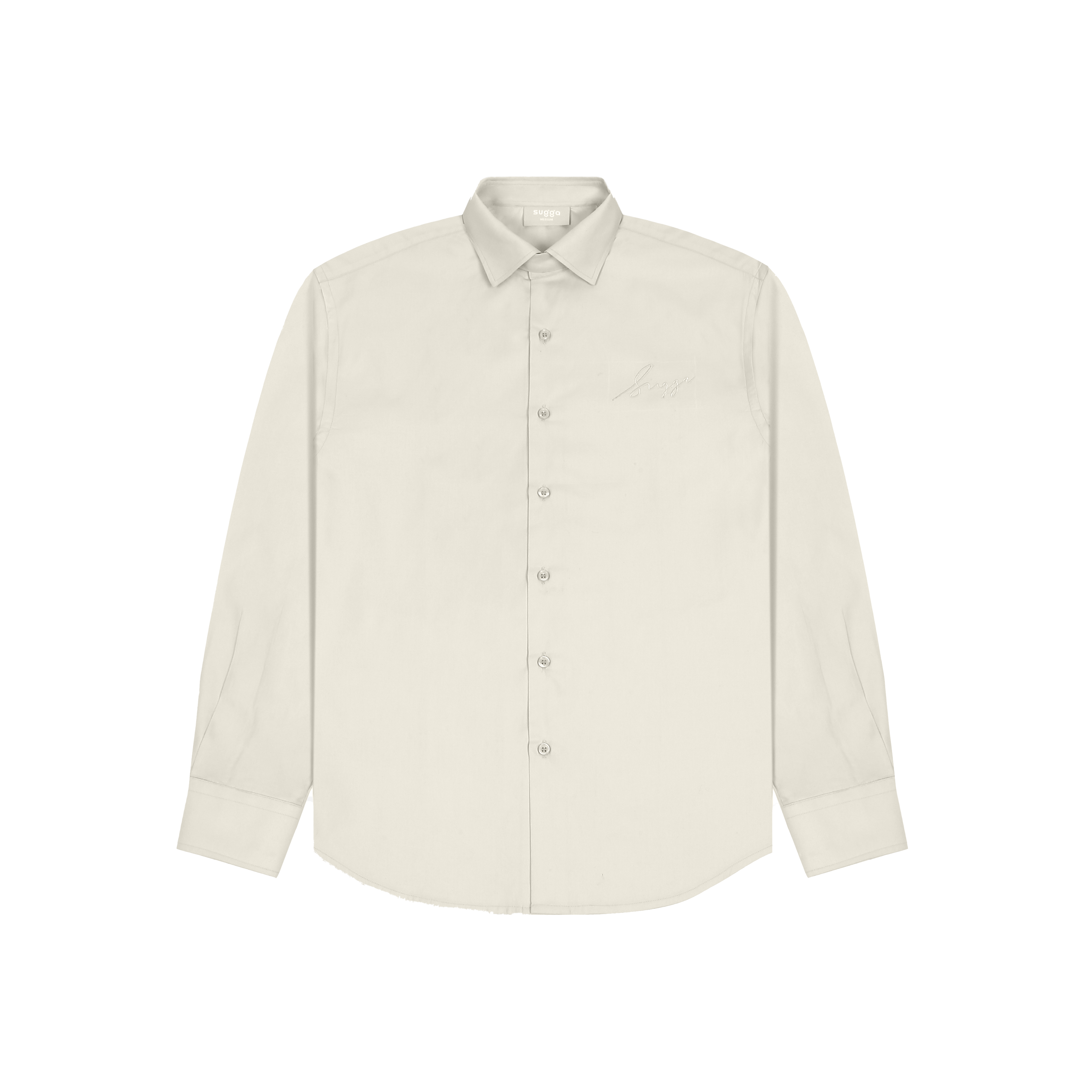 Sugga Solid Shirt In Greige