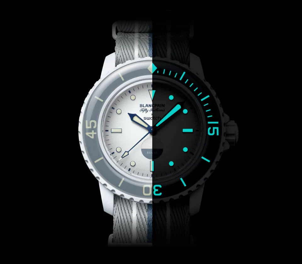Swatch X Blancpain Antartic Ocean