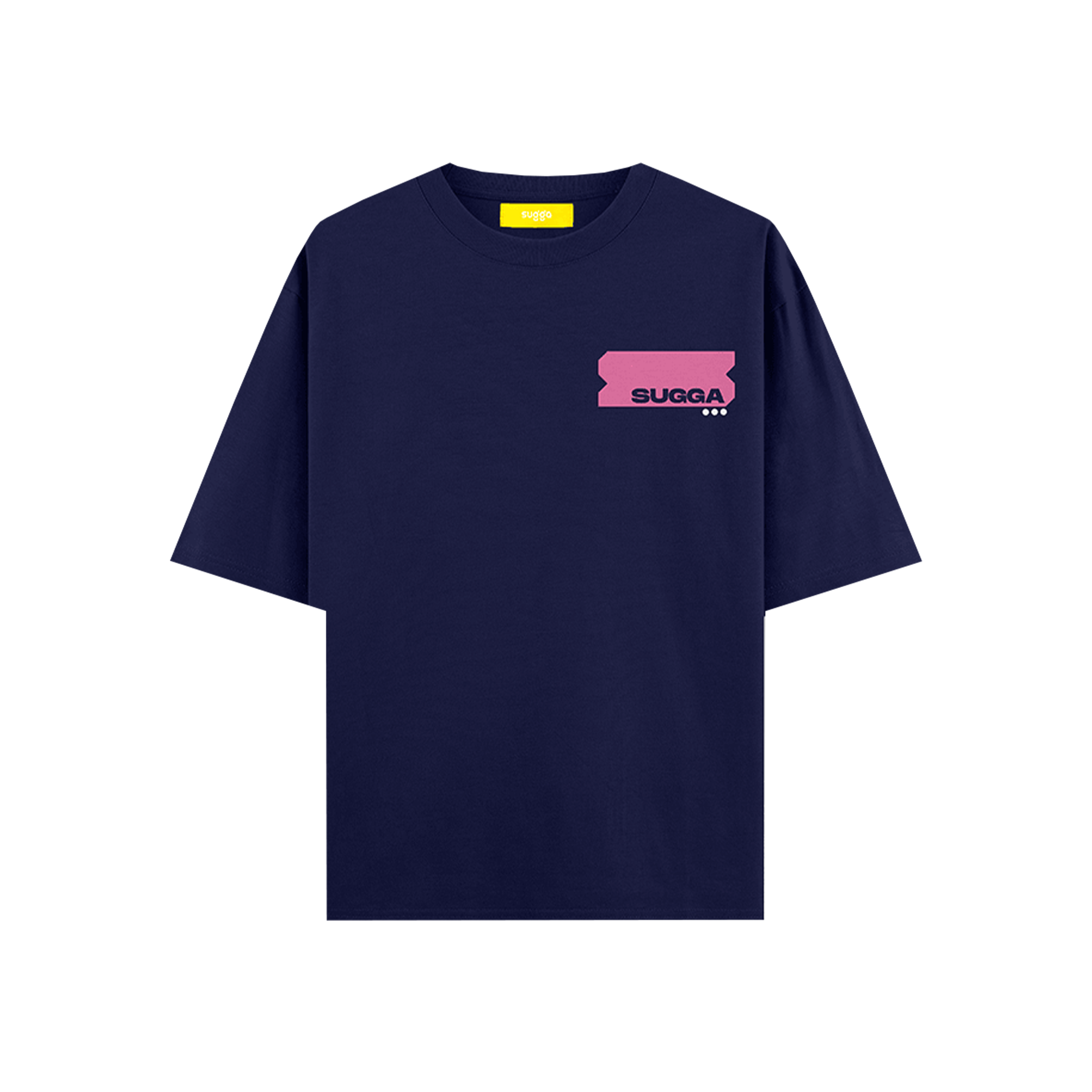 Sugga Stamp Tshirt - Navy Blue Regular Fit