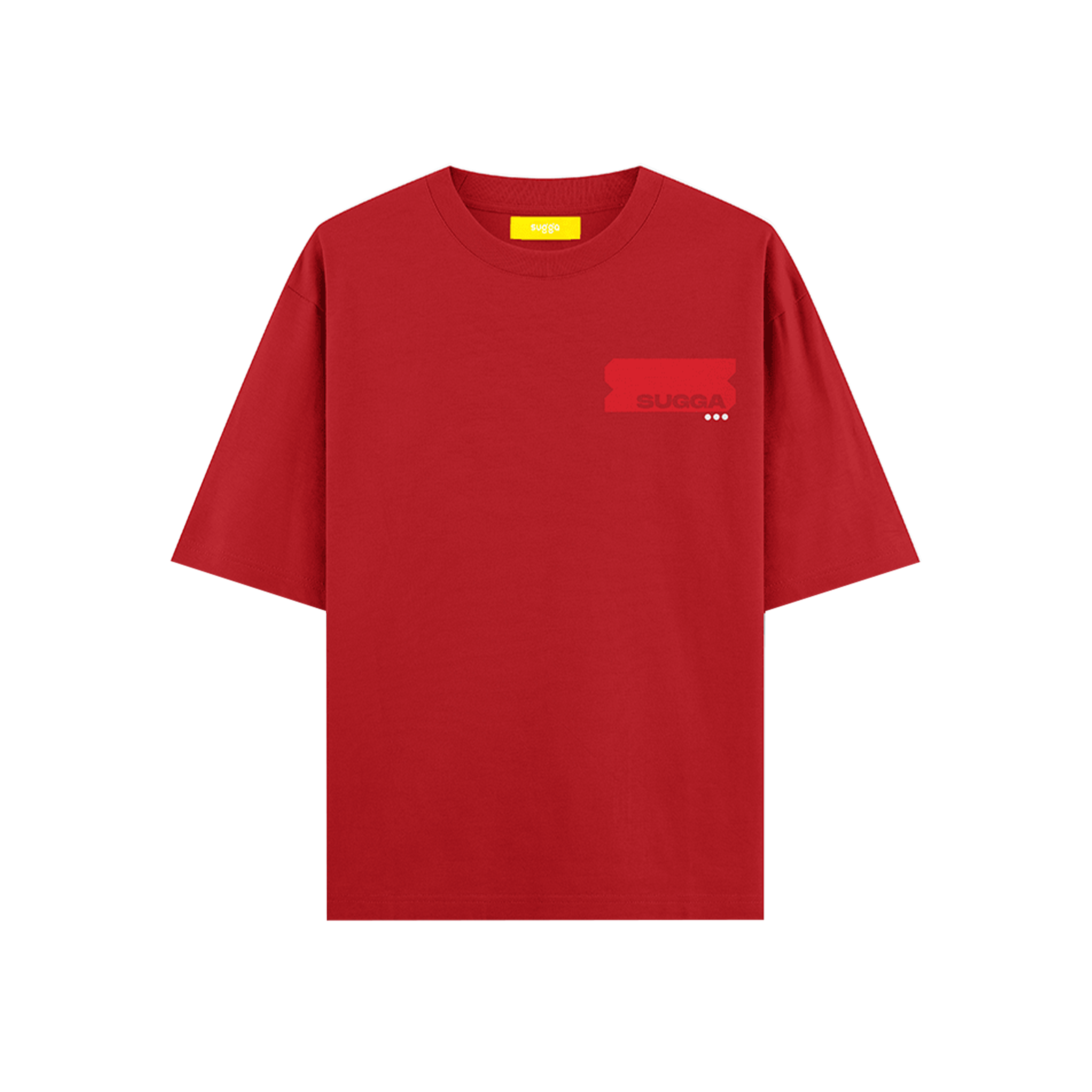 Sugga Stamp Tshirt - Red Regular Fit