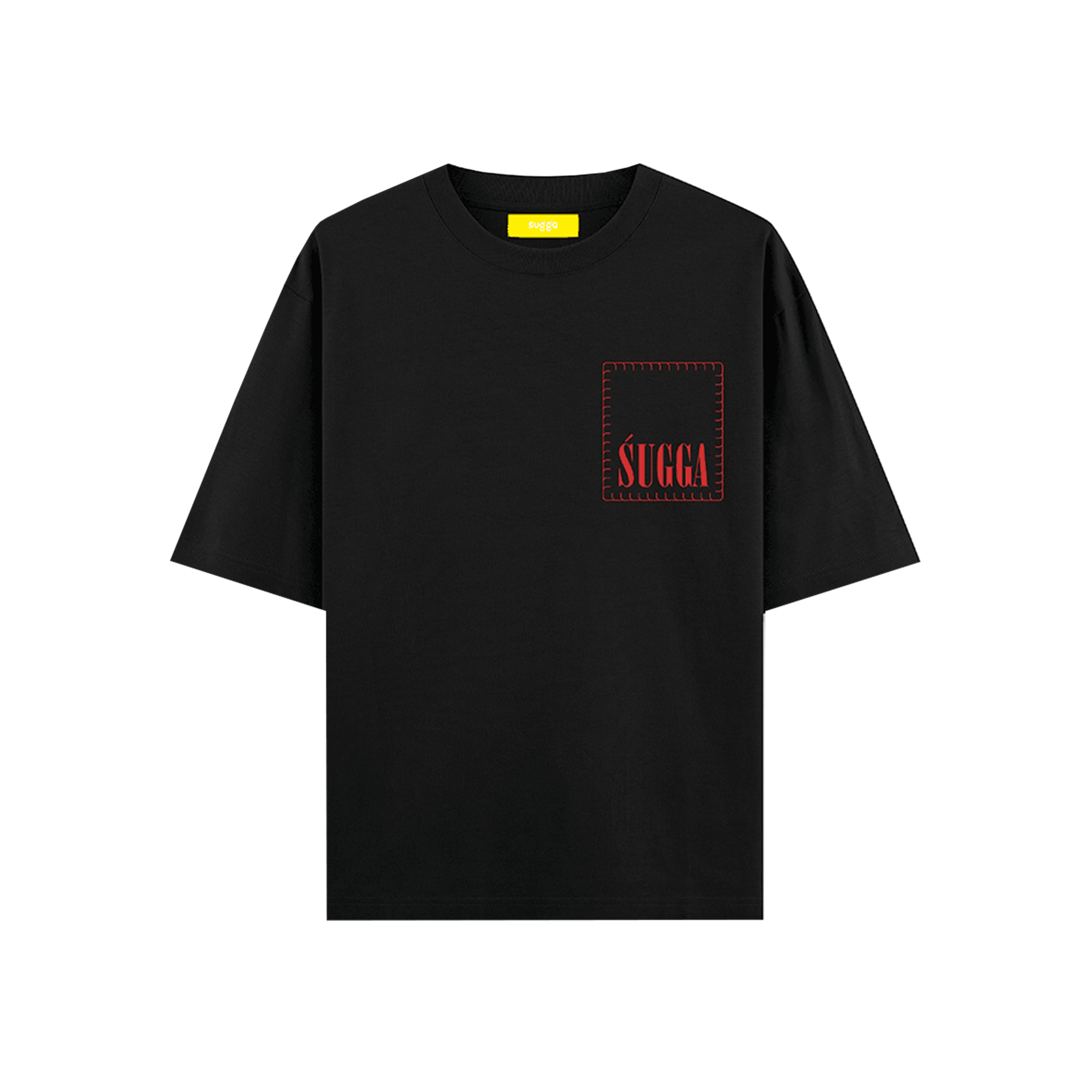 Sugga Locks Tshirt - Black Regular Fit