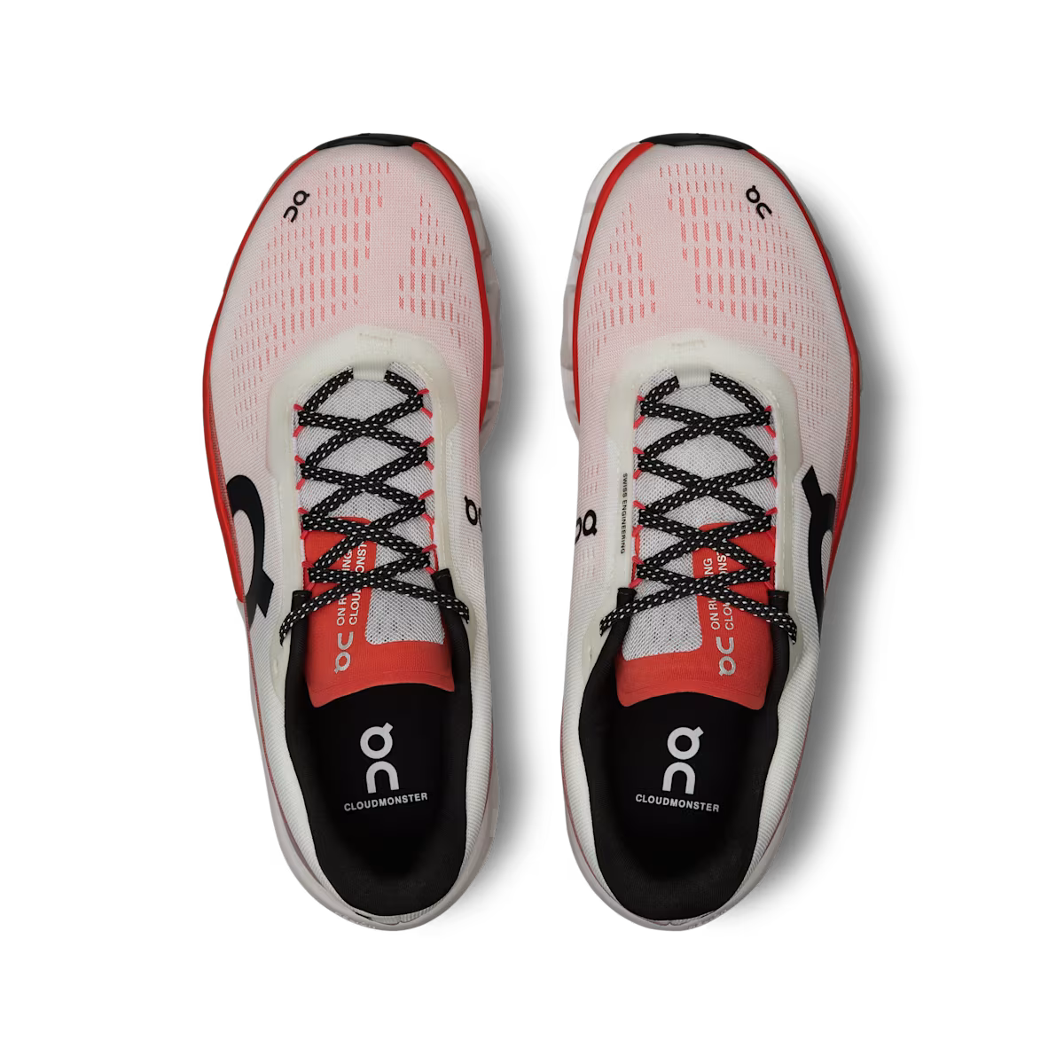 On Running Cloudmonster Undyed White Flame