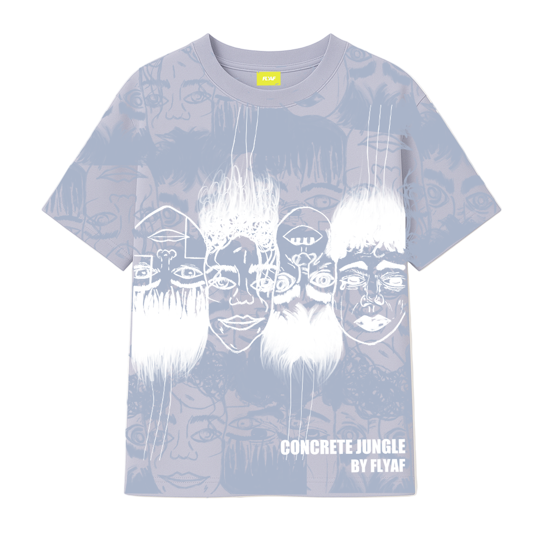 STATIC JUNGLE TEE BLUE