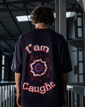 WEBBED UP NAVY BLUE TEE - SULLITT